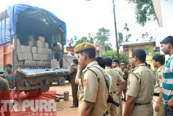 180 boxes of illegal liquor seized, one nabbed 180 boxes of illegal liquor seized, one nabbed